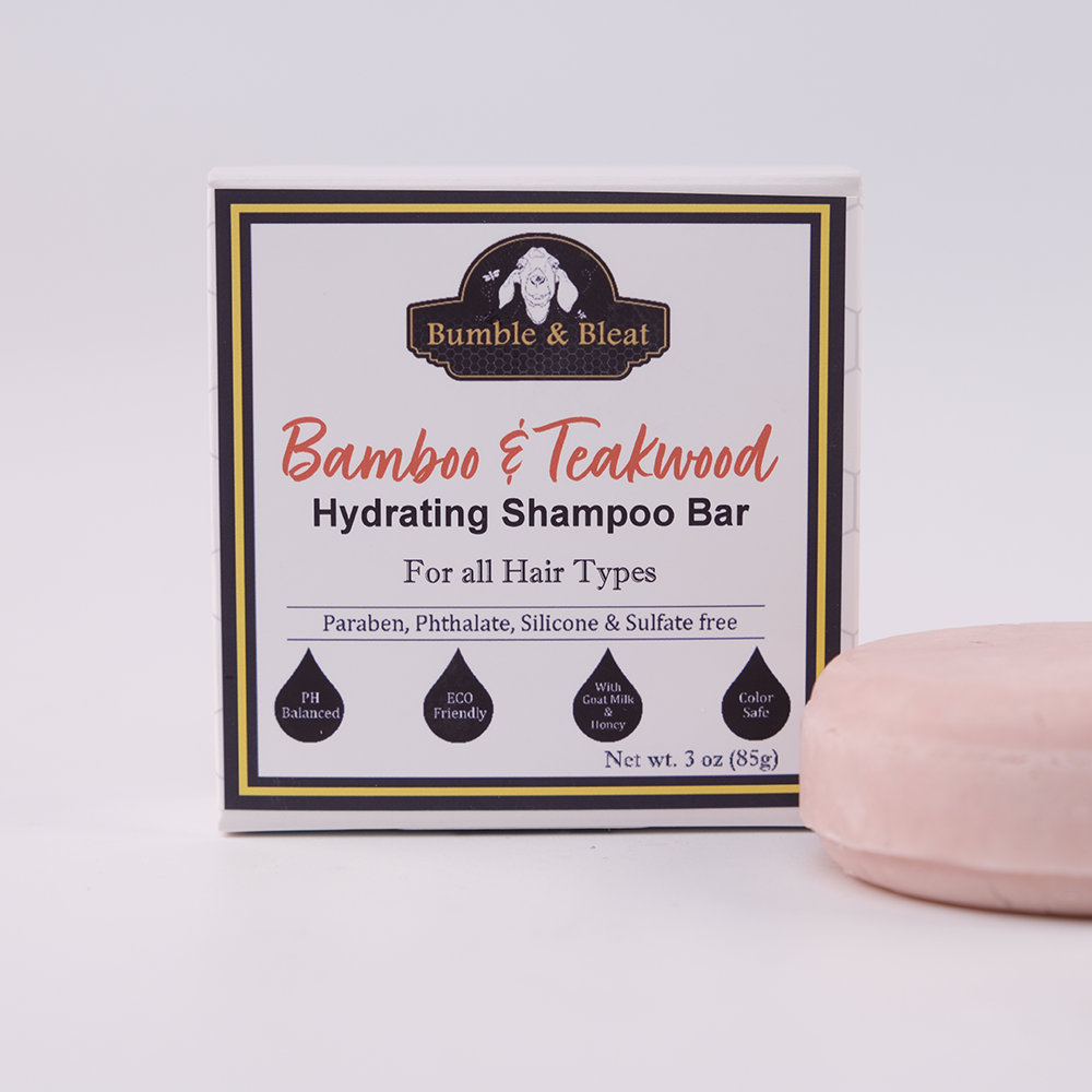Natural hydrating shampoo bar for eco-friendly hair care