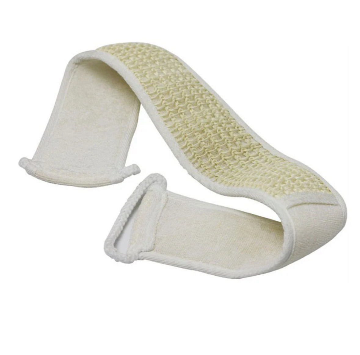 Soft Exfoliating Natural Loofah Back Strap Scrubber
