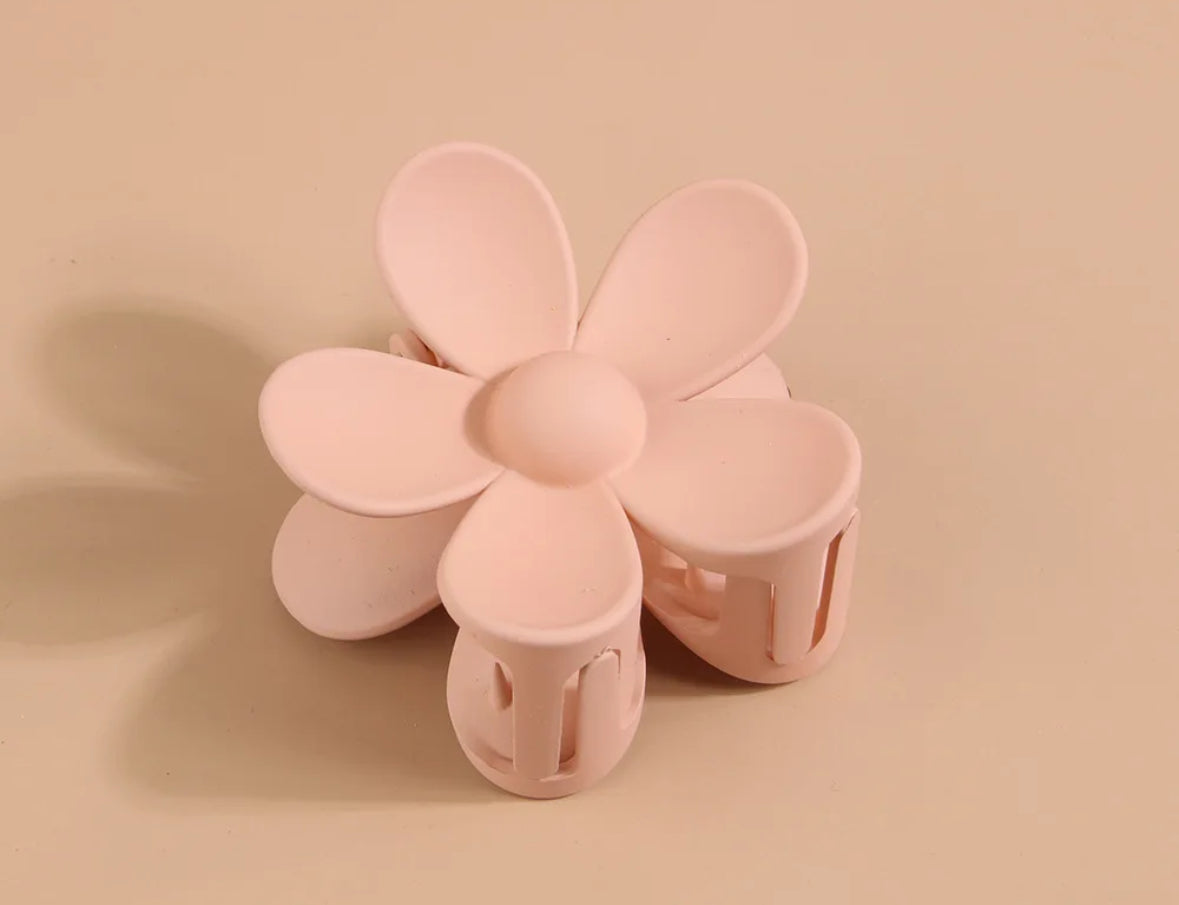 7cm Matte Flower Claw Clip