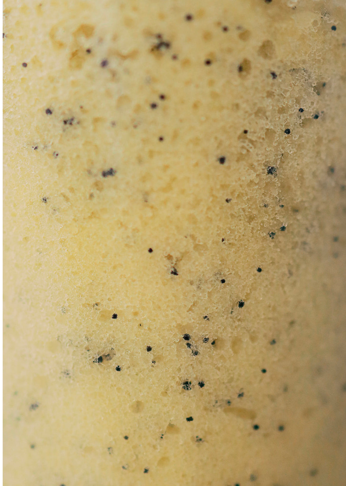 Exfoliante de azúcar y semillas de amapola con limonada