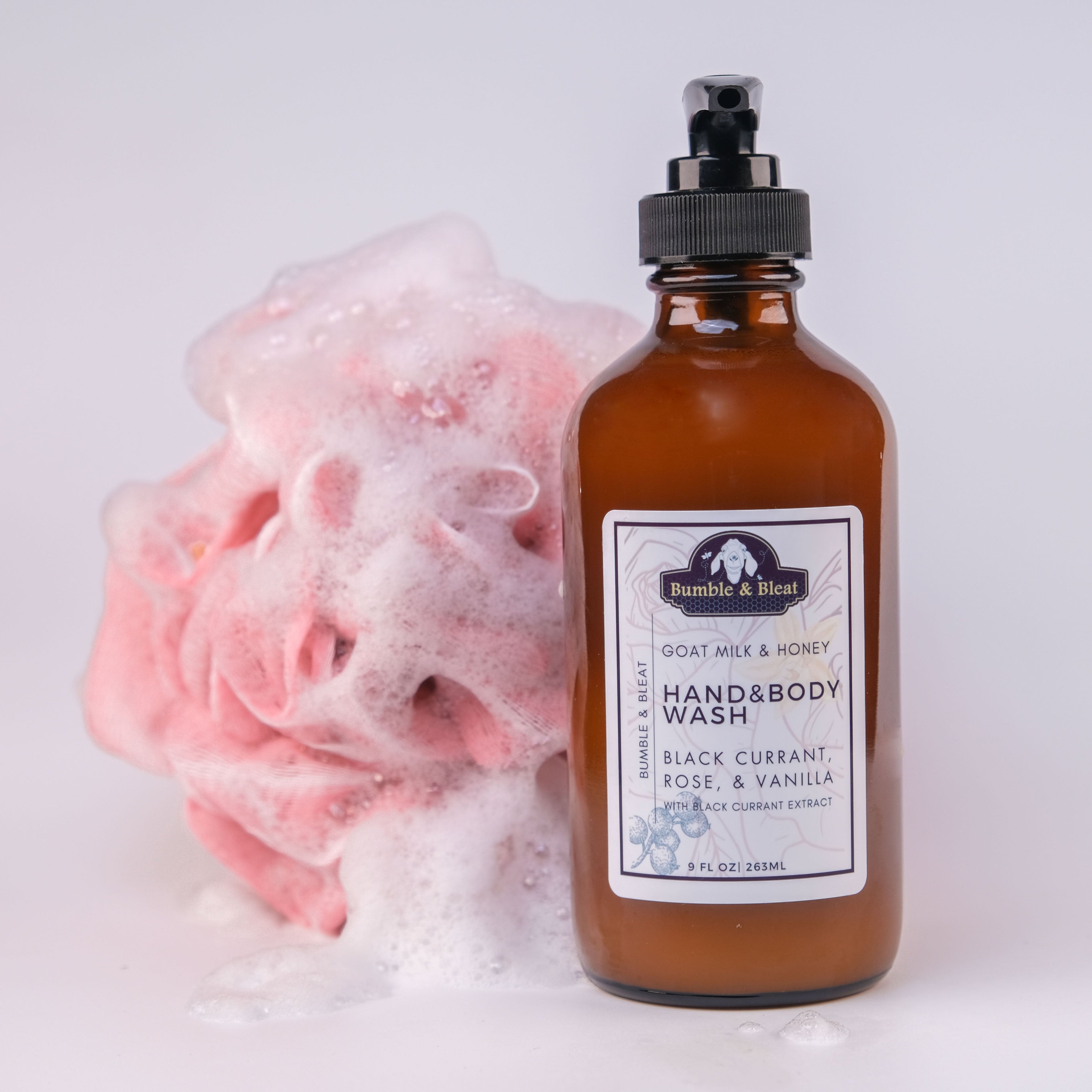 Goat Milk & Honey Hand & Body Wash - Bumble & Bleat Soapery