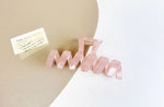11cm Acrylic Wavy Claw Clip - Bumble & Bleat Soapery
