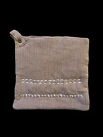 8” Square Cotton Slub Pot Holder - Bumble & Bleat Soapery