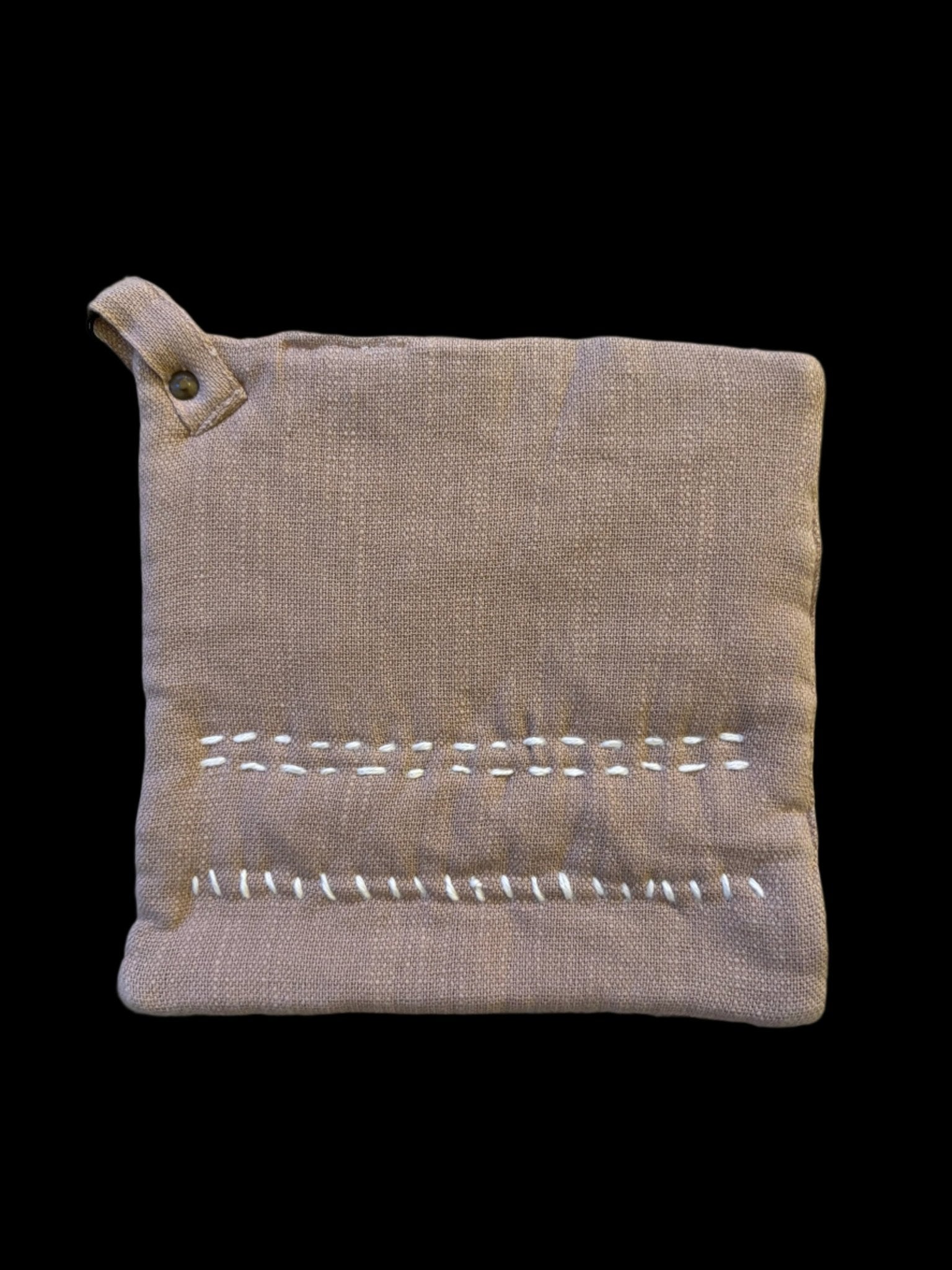 8” Square Cotton Slub Pot Holder - Bumble & Bleat Soapery