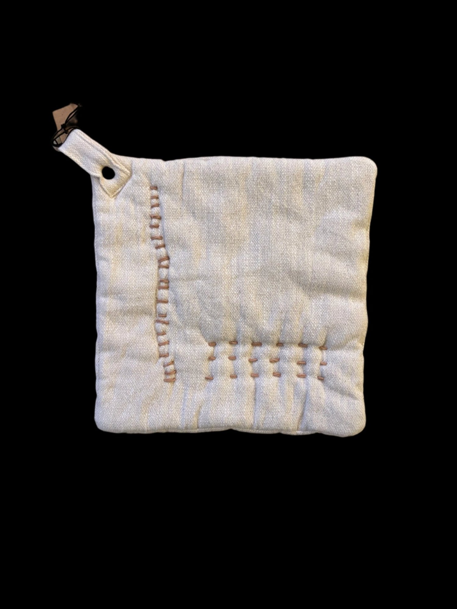 8” Square Cotton Slub Pot Holder - Bumble & Bleat Soapery