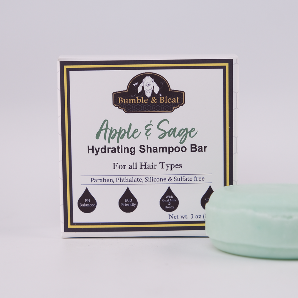 Natural hydrating shampoo bar for eco-friendly hair care