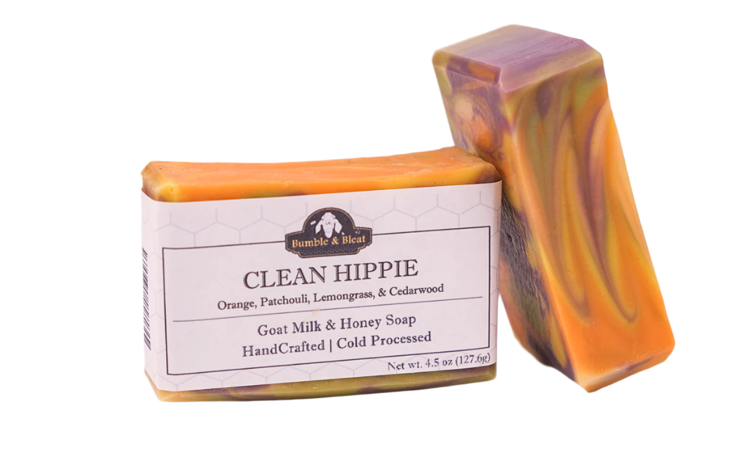 Clean Hippie Goat Milk & Honey Bar Soap
