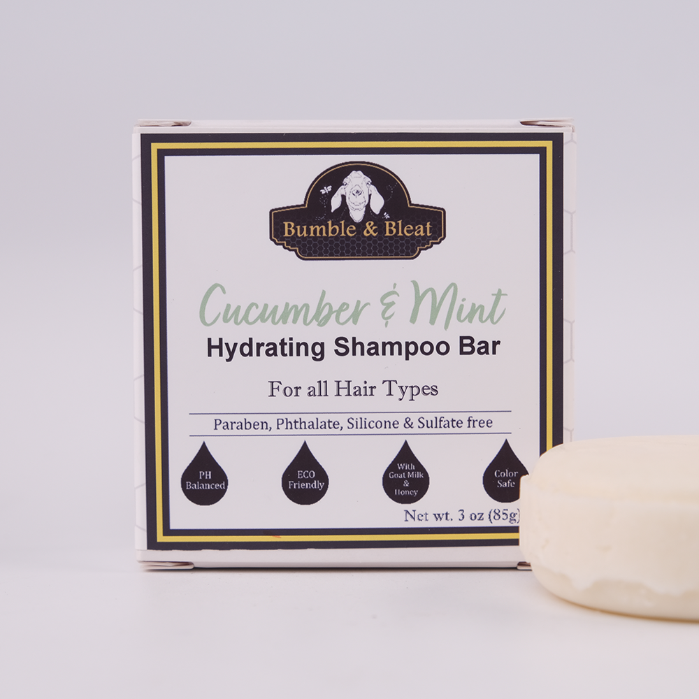 Natural hydrating shampoo bar for eco-friendly hair care