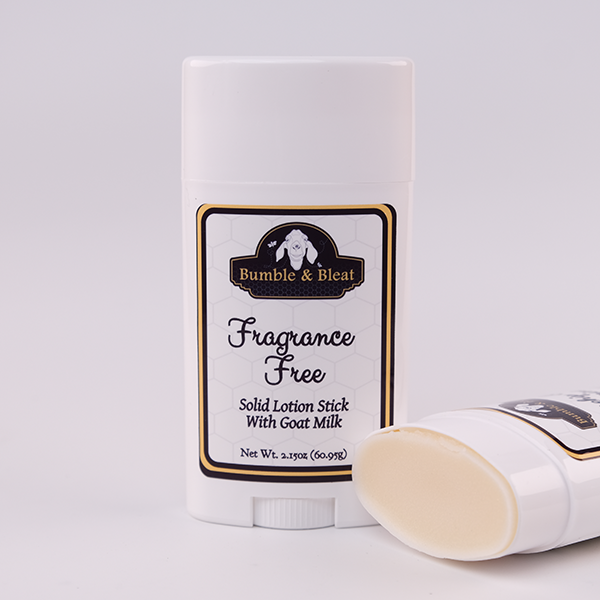 Fragrance Free Solid Lotion Stick