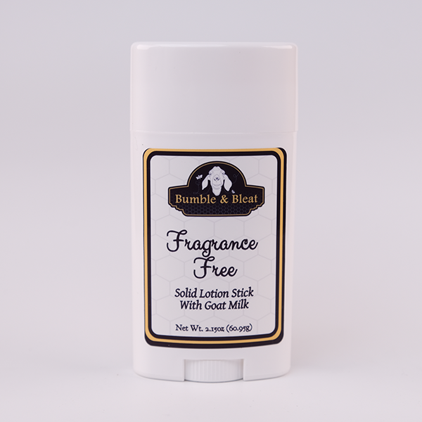 Fragrance Free Solid Lotion Stick