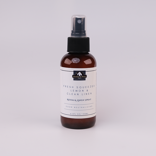 Spray neutralizador de olores de lino recién exprimido y lino limpio