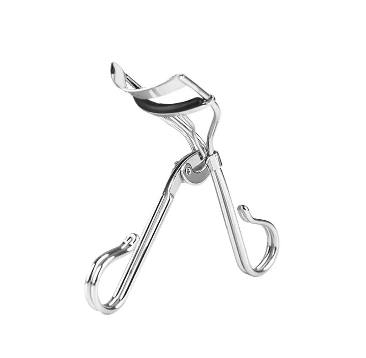 Stainless Steel Eyelash Curler with Silicone Pad