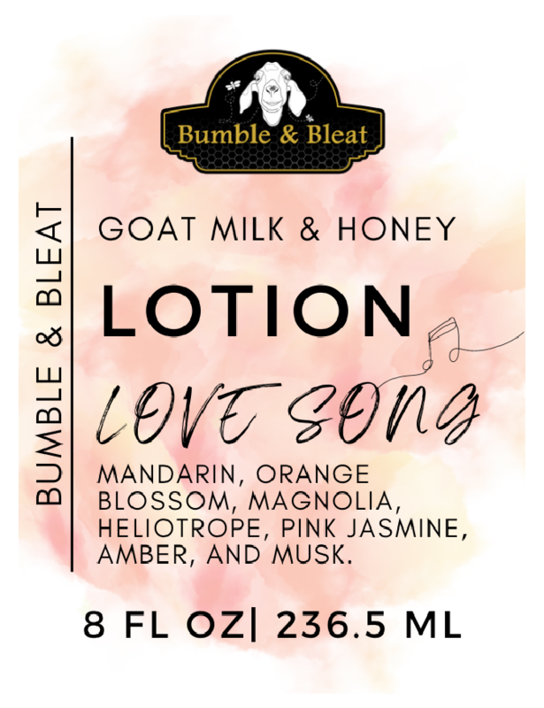 Loción de leche de cabra Love Song