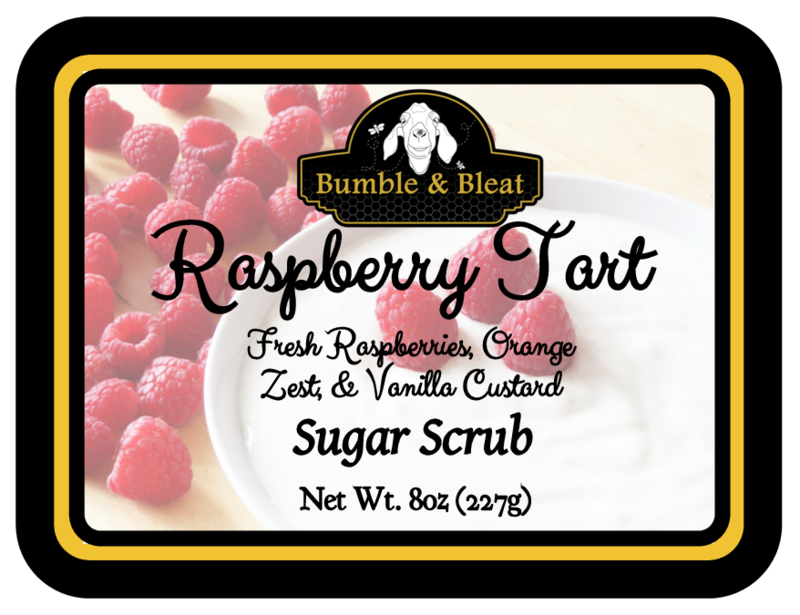 Raspberry Tart Goat Milk & Honey Sugar Scrub