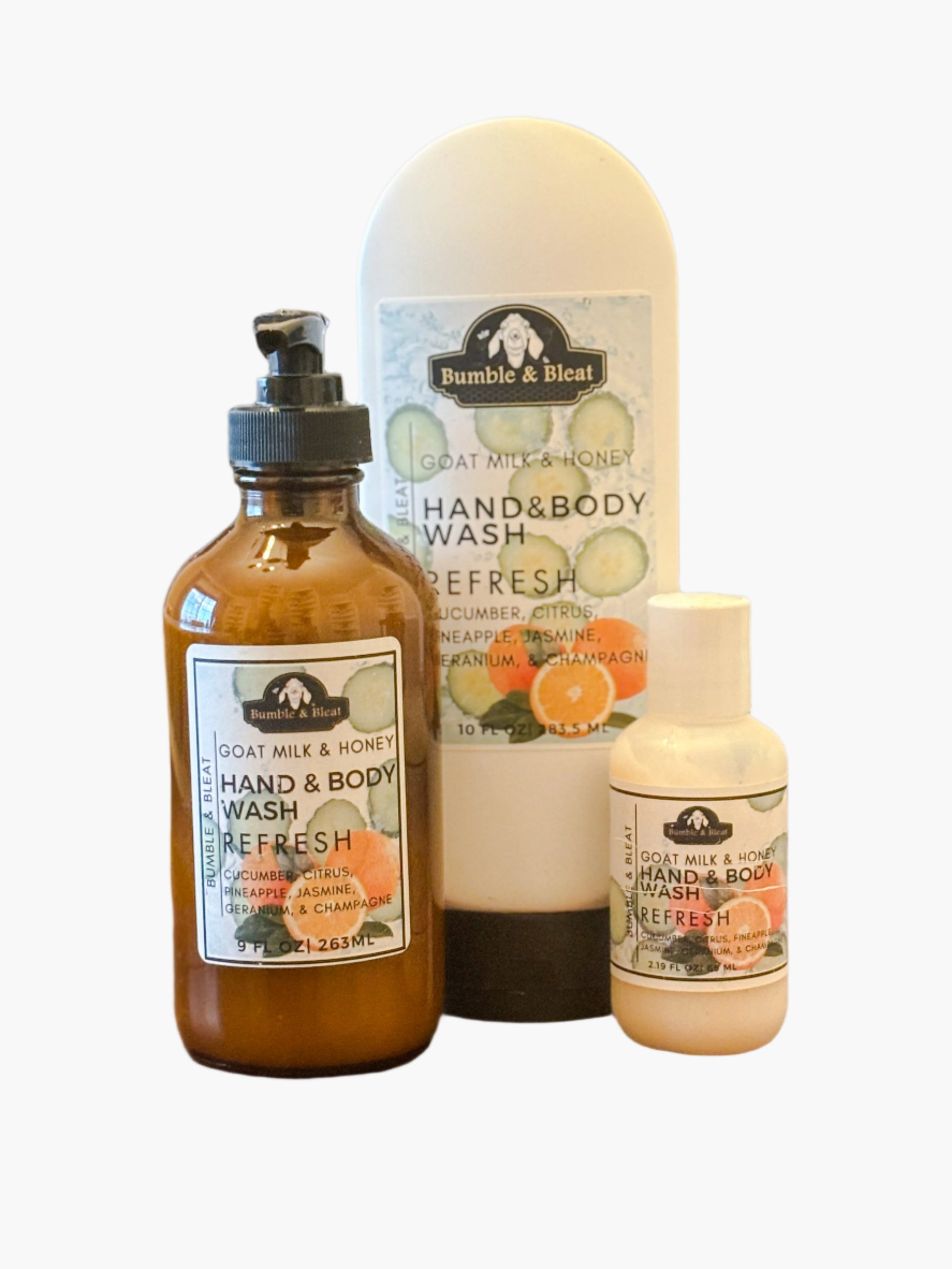 Refresh Goat Milk & Honey Hand and Body Wash