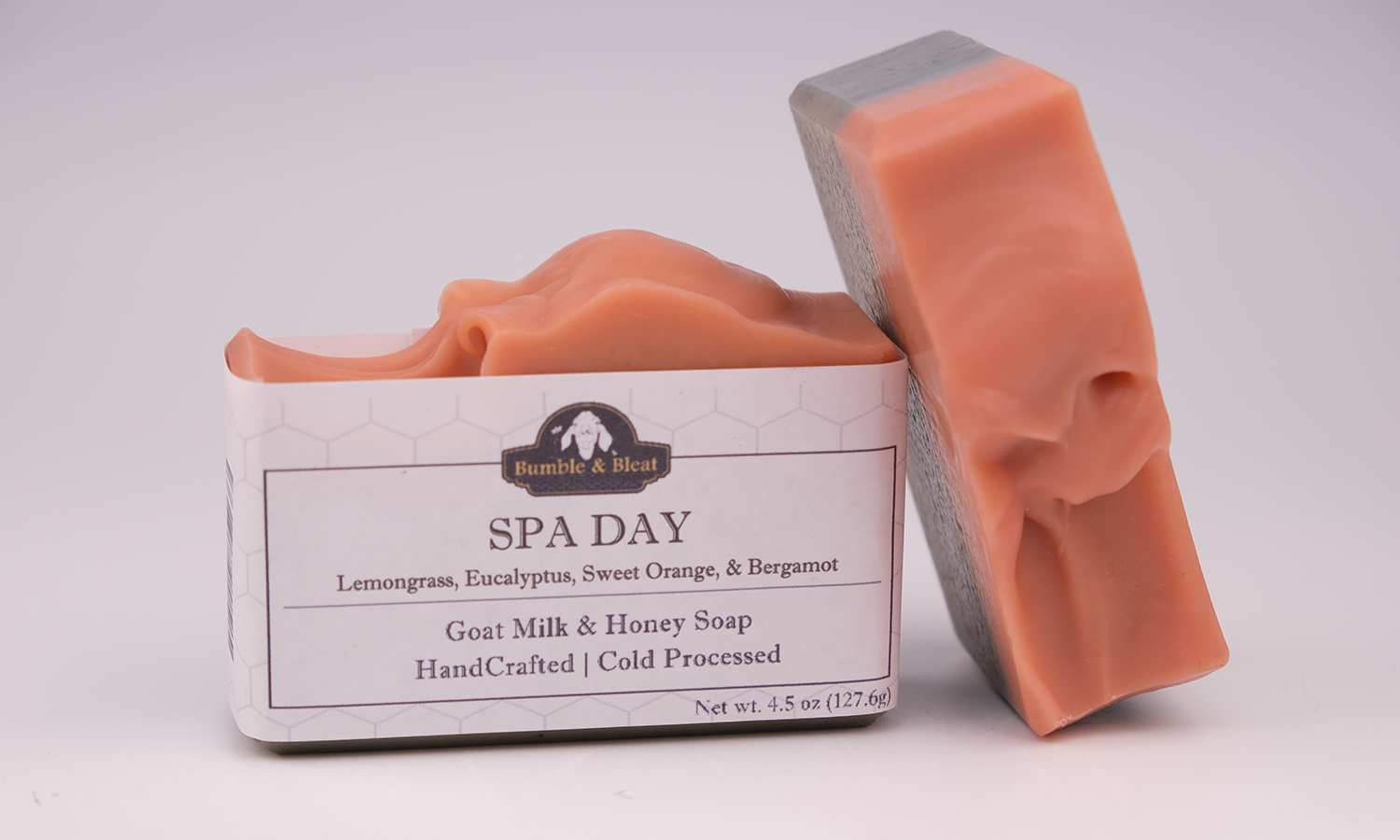 Barra de jabón de leche de cabra y miel Spa Day
