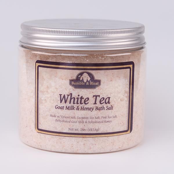 Sal de baño de té blanco