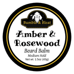 Amber and Rosewood Beard Balm - Bumble & Bleat Soapery