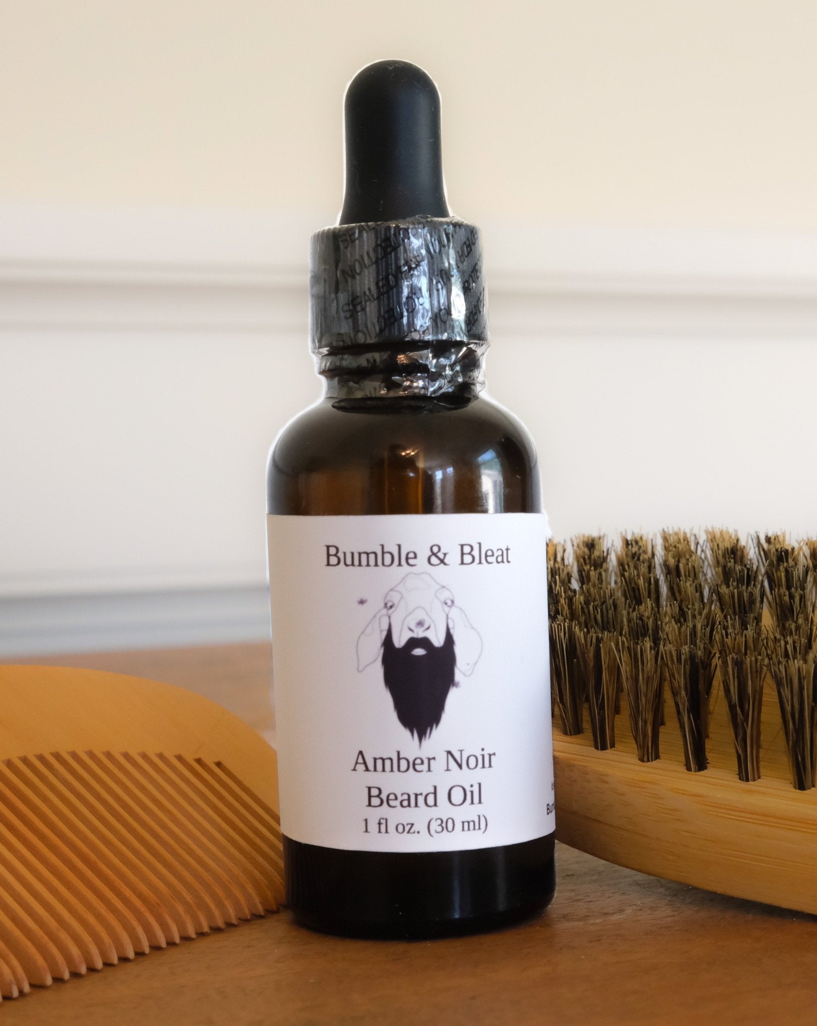 Amber Noir Beard Oil - Bumble & Bleat Soapery