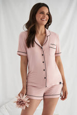 Bamboo Shirt and Short Set in Pink - Bumble & Bleat Soapery
