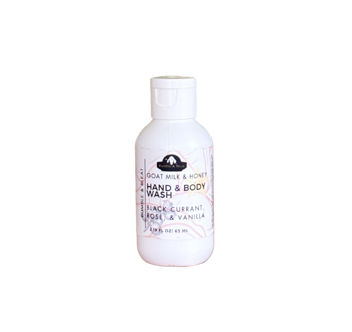 Black Currant, Rose, & Vanilla Hand & Body Wash - Bumble & Bleat Soapery