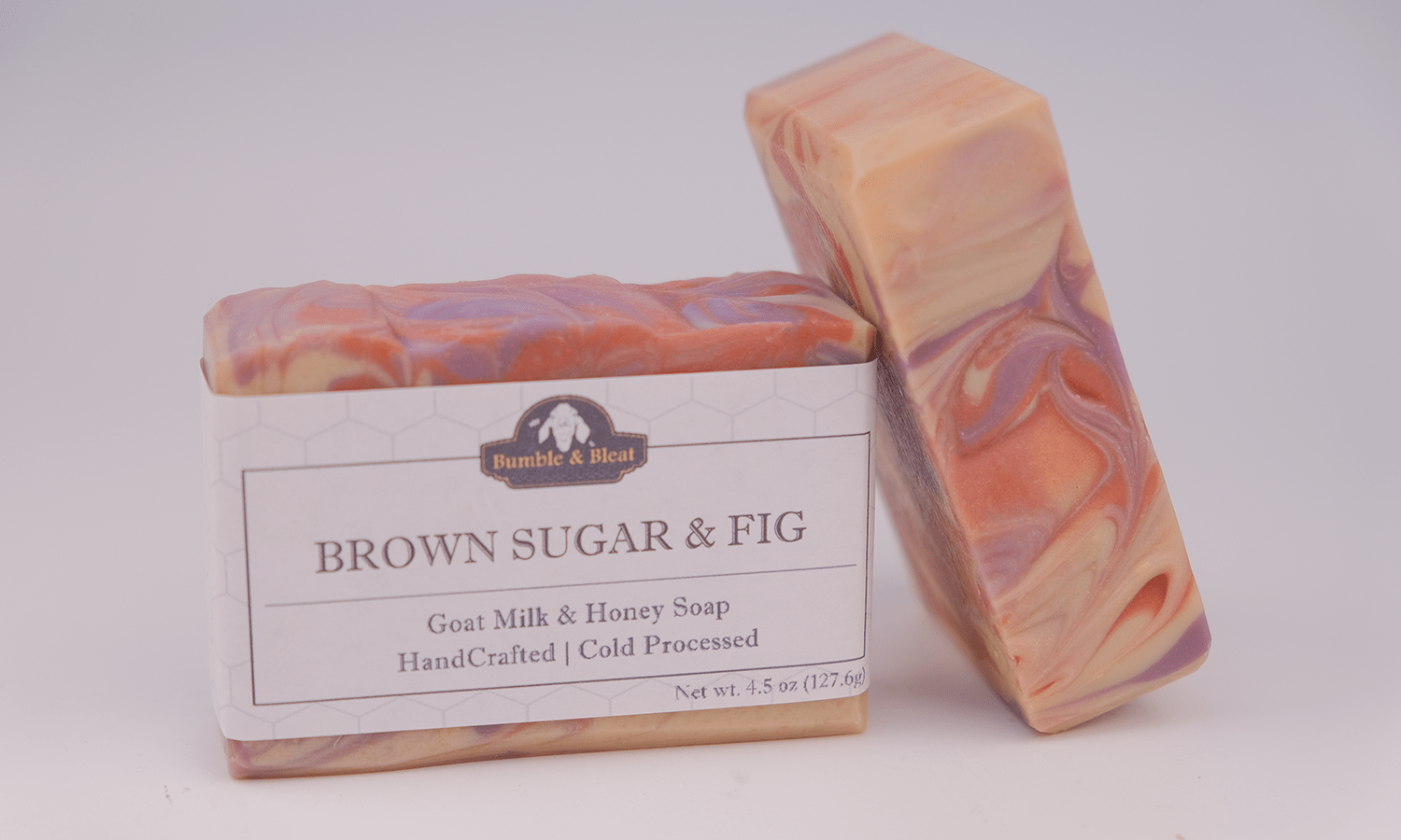 Brown Sugar and Fig Bar Soap - Bumble & Bleat Soapery
