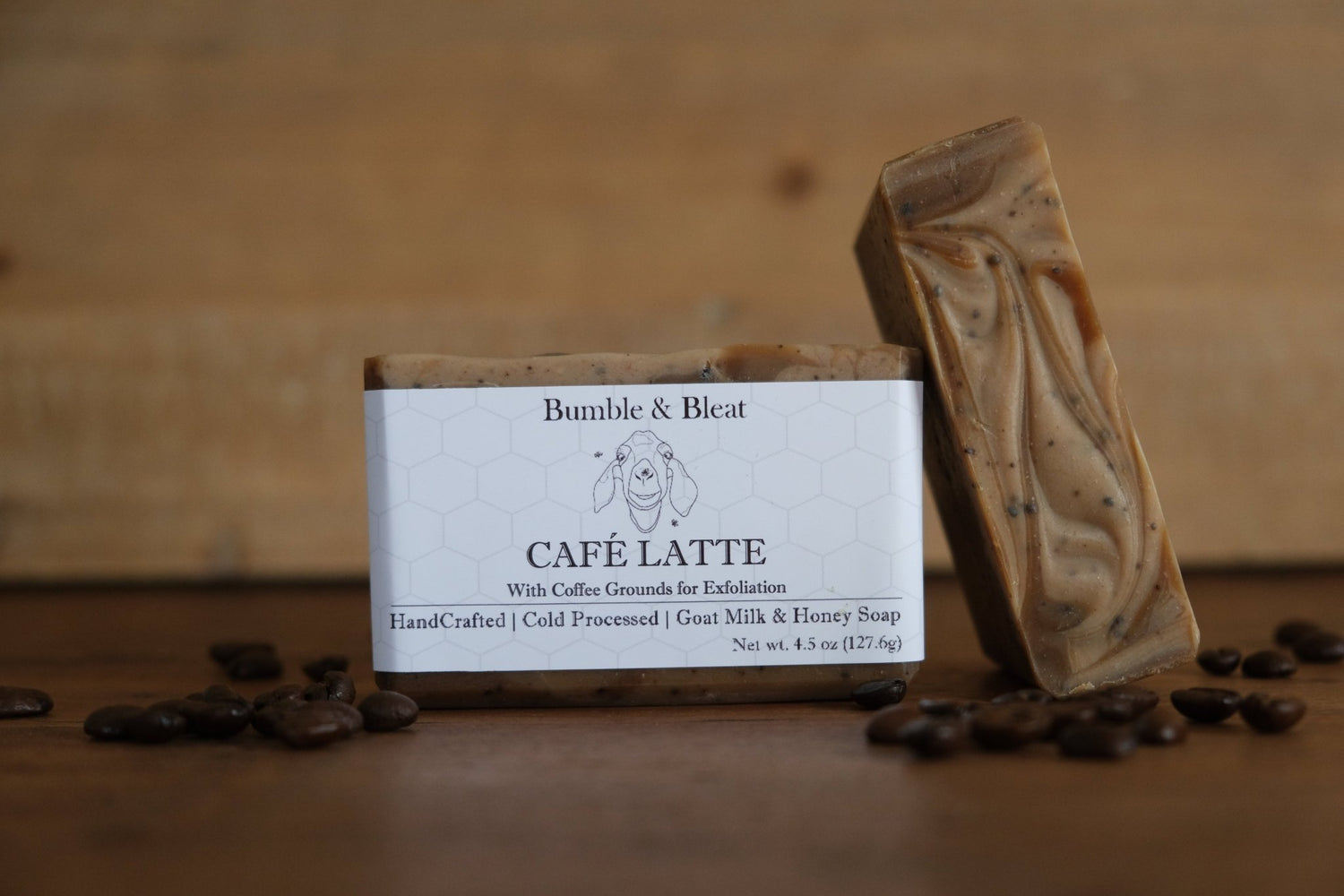 Cafe Latte Bar Soap - Bumble & Bleat Soapery