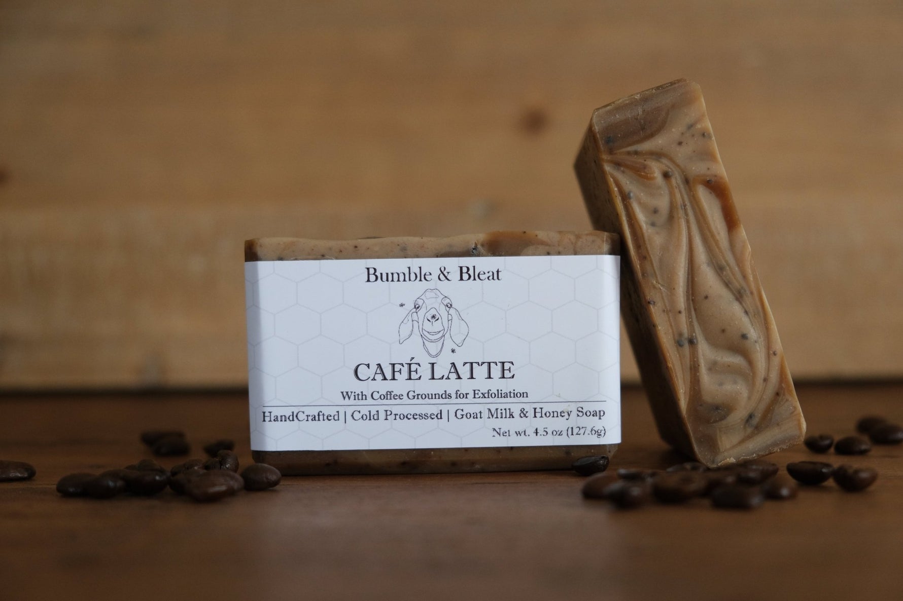 Cafe Latte Bar Soap - Bumble & Bleat Soapery
