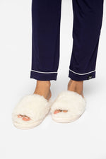 Candy Slider Slippers in Vanilla Size 9 - 10 - Bumble & Bleat Soapery