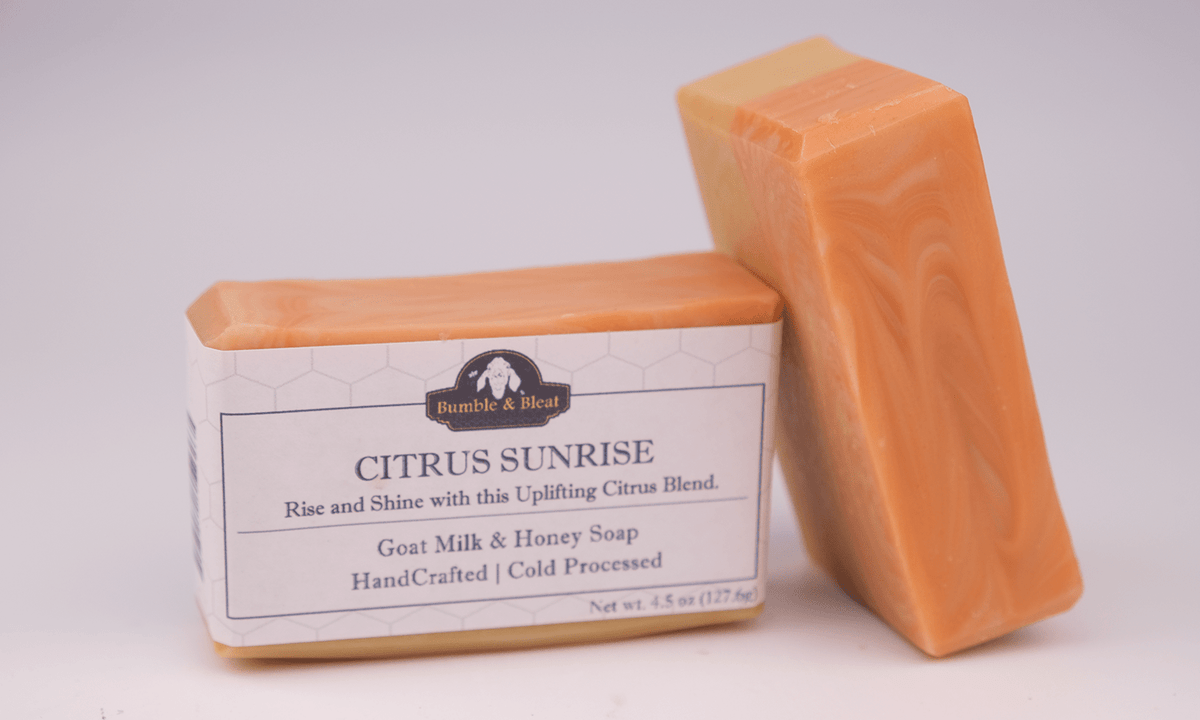 Citrus Sunrise Bar Soap - Bumble & Bleat Soapery