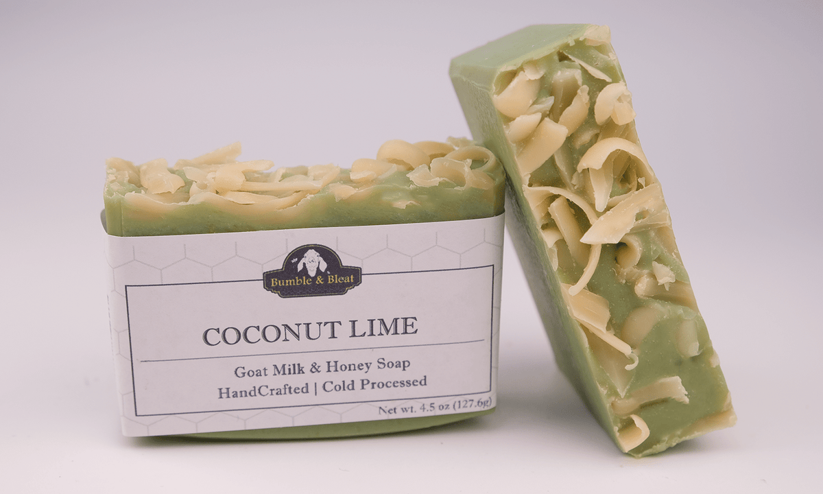 Coconut Lime Bar Soap - Bumble & Bleat Soapery