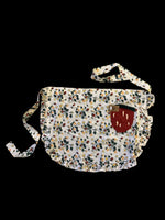 Cotton Apron W/ Strawberry Pocket - Bumble & Bleat Soapery