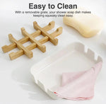 Eco Friendly, Biodegradable, Bamboo Fiber Soap Box Tray - Bumble & Bleat Soapery