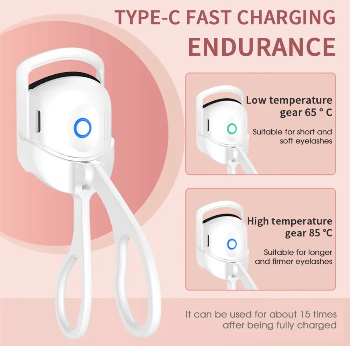 Electric Heated Eyelash Curler - Bumble & Bleat Soapery