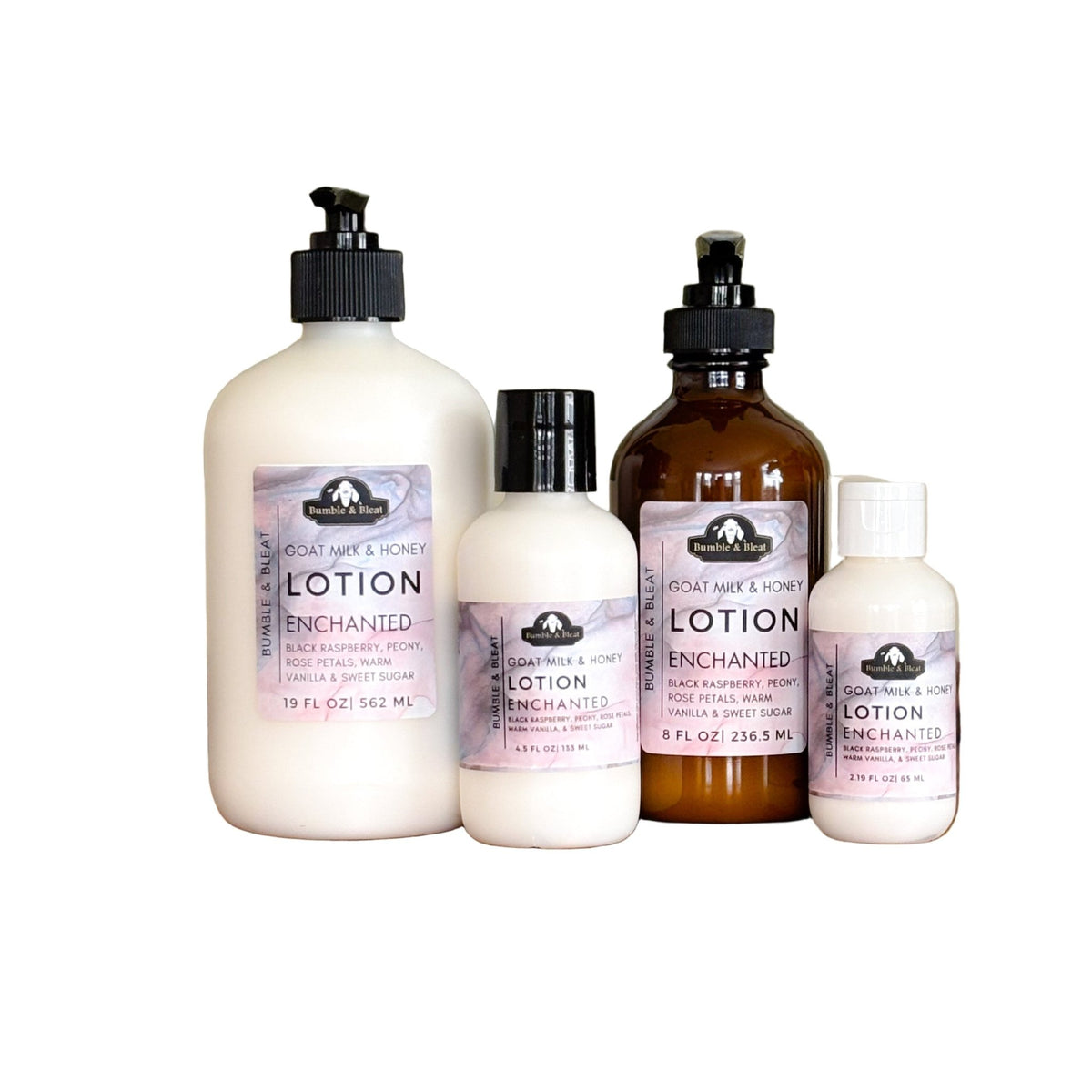 Enchanted Goat Milk and Honey Lotion - Bumble & Bleat Soapery