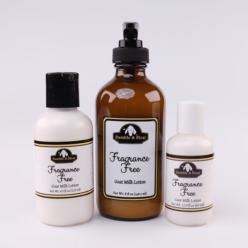 Fragrance Free Goat Milk Lotion - Bumble & Bleat Soapery