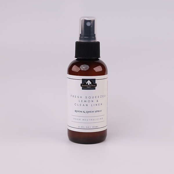 Fresh Squeezed Lemon & Clean Linen Odor Neutralizing Room & Linen Spray - Bumble & Bleat Soapery