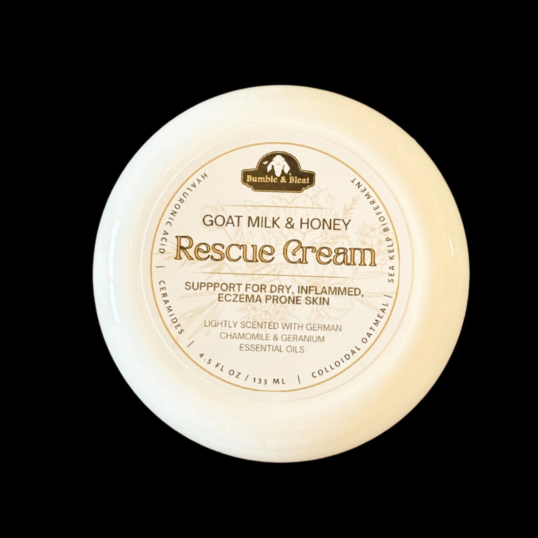 Goat Milk & Honey Rescue Cream - Bumble & Bleat Soapery