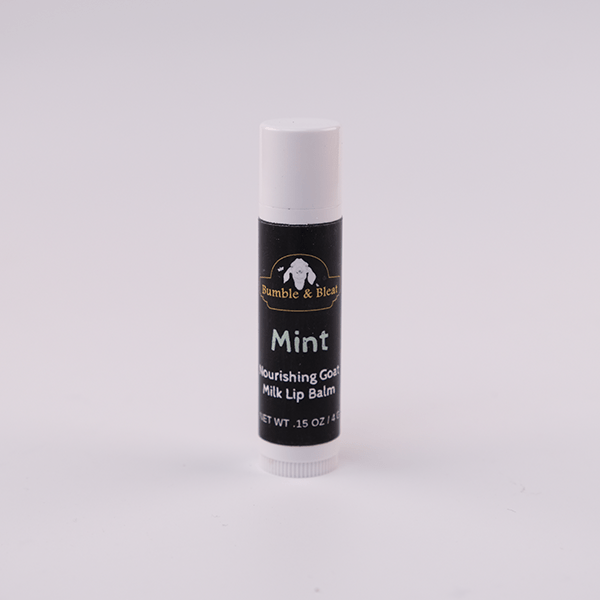 Goat Milk Lip Balm - Mint - Bumble & Bleat Soapery