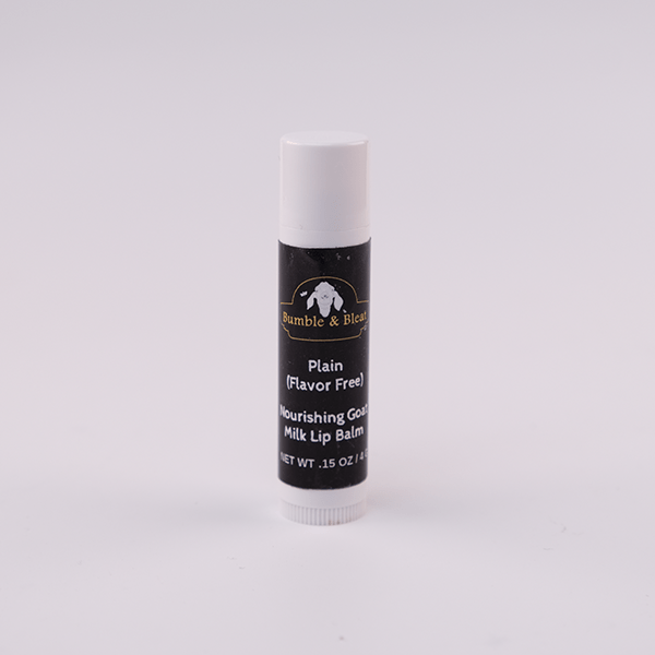 Goat Milk Lip Balm - Plain - Bumble & Bleat Soapery