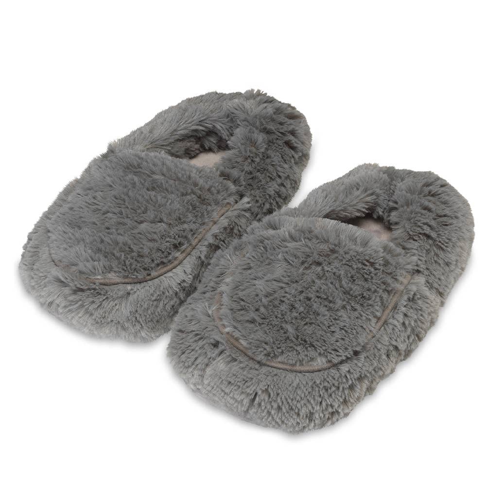 Gray Slippers Warmies - Bumble & Bleat Soapery