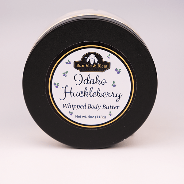 Idaho Huckleberry Whipped Quadruple Body Butter - Bumble & Bleat Soapery