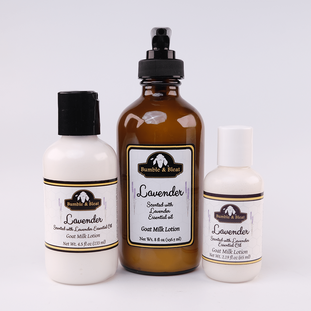 Lavender Goat Milk & Honey Lotion - Bumble & Bleat Soapery
