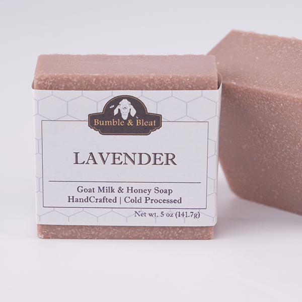 Lavender Salt Bar - Bumble & Bleat Soapery