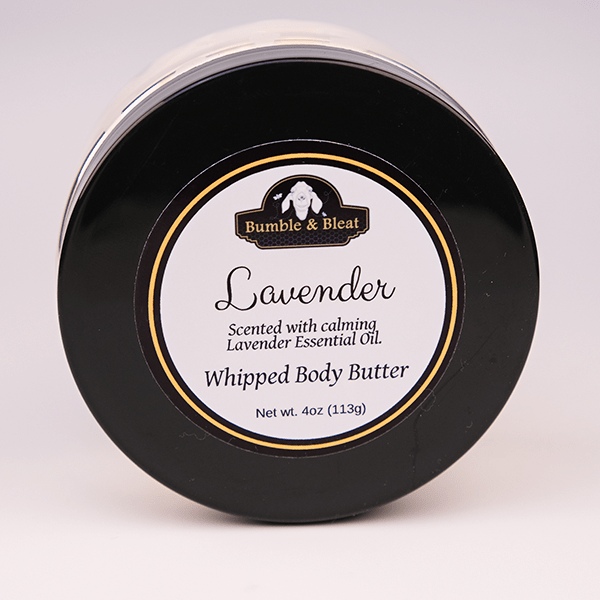 Lavender Whipped Quadruple Body Butter - Bumble & Bleat Soapery
