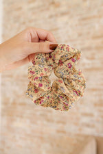 Leilani Floral Oversized Scrunchie - Bumble & Bleat Soapery