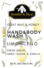 Limoncello Hand & Body Wash - Bumble & Bleat Soapery
