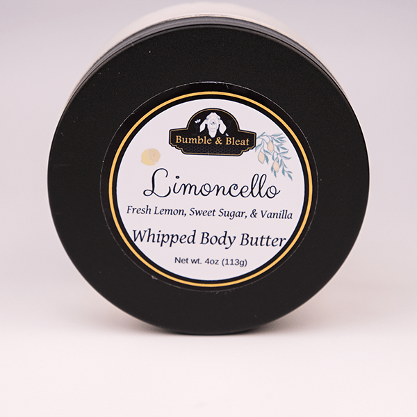 Limoncello Whipped Quadruple Body Butter - Bumble & Bleat Soapery