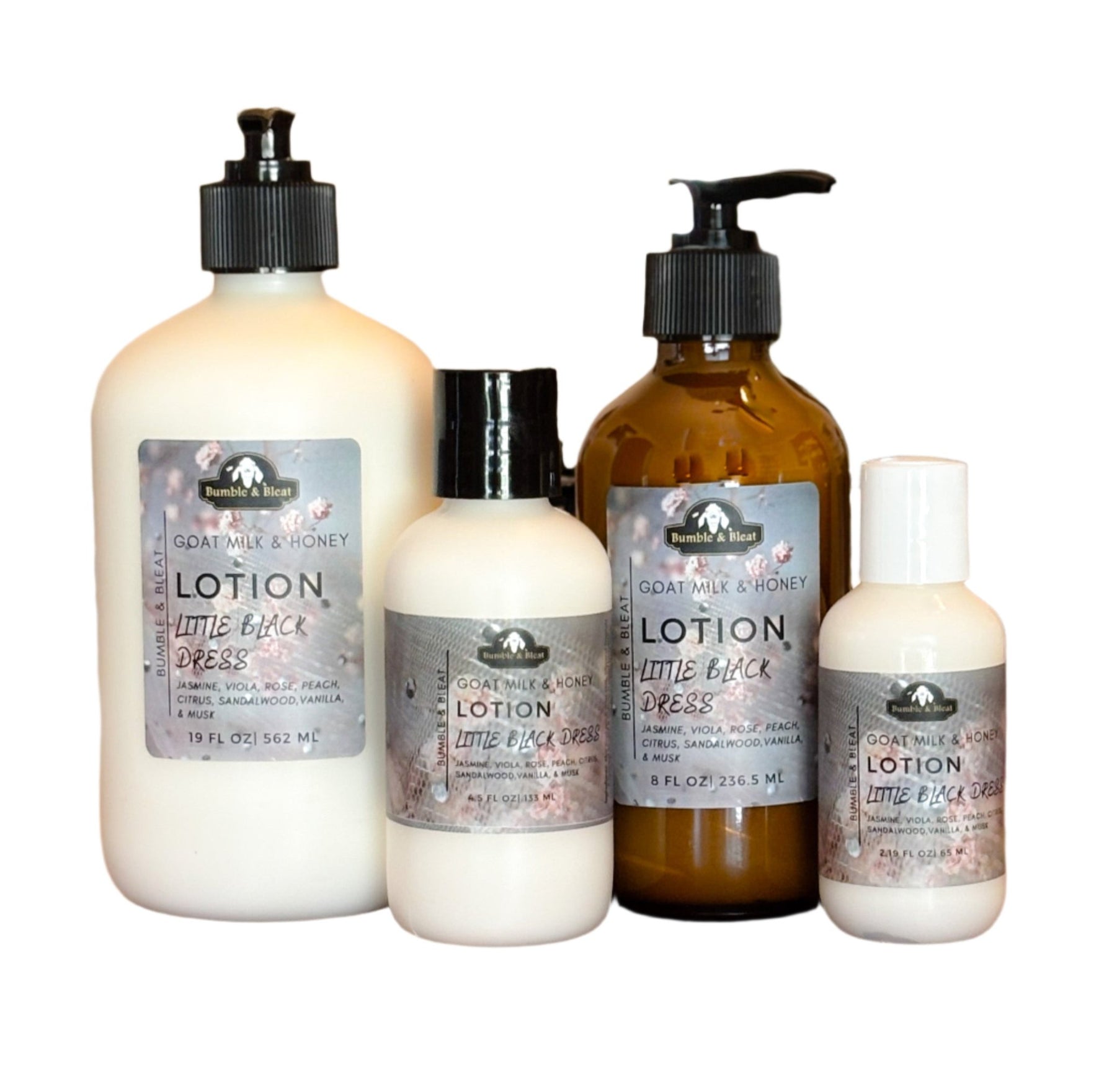 Goat Milk & Honey Body Lotion |Amber, Citrus, Jasmine, Pink Peppercorn – Bumble & Bleat Soapery