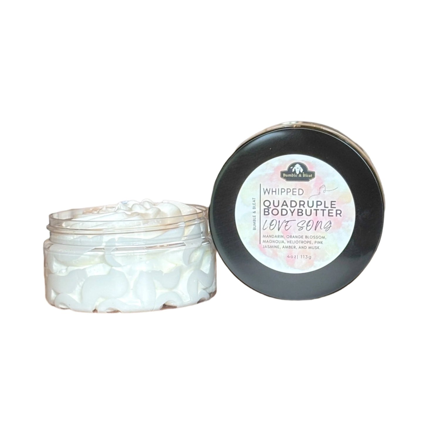 Love Song Whipped Quadruple Body Butter - Bumble & Bleat Soapery